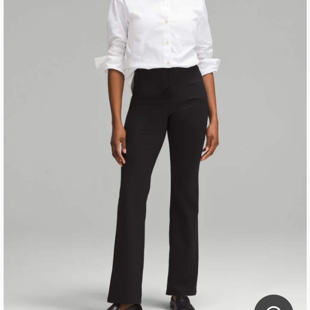 Lululemon Smooth Fit Pull-On High-Rise Pant in Black Sz 4
